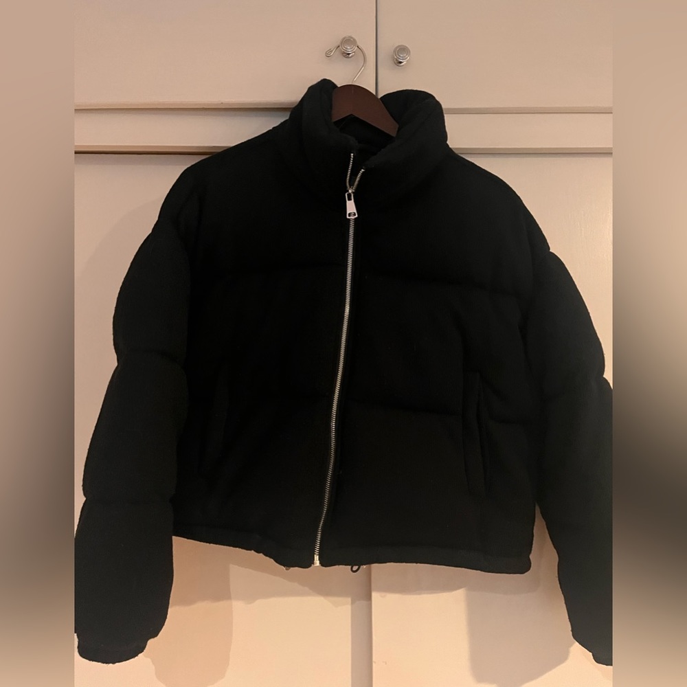 Black bomber jacket by Bagatelle.NYC